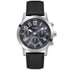 Ρολόι GUESS Parker Multi-Function Black Leather Strap - GW0709G1
