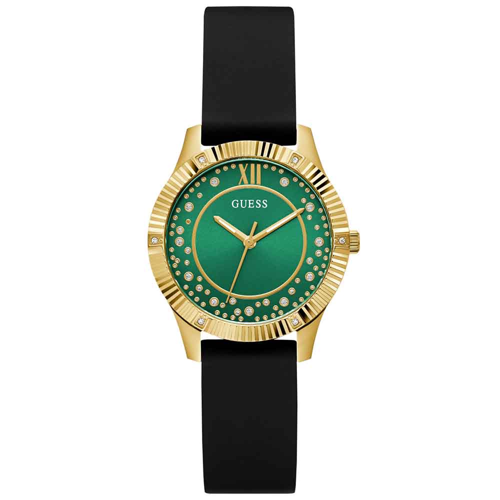 Ρολόι GUESS Starstruck Black Silicone Strap - GW0766L3