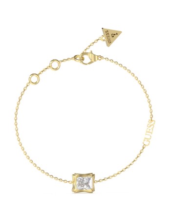 Βραχιόλι GUESS Gold Plated Steel Bamboo Chain - JUBB05171JWYGL