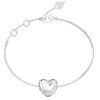 Βραχιόλι GUESS Steel Iconique, με καρδιά - JUBB05542JWRHL