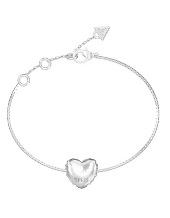 Βραχιόλι GUESS Steel Iconique, με καρδιά - JUBB05542JWRHL