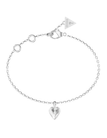 Βραχιόλι GUESS Steel By Your Side, καρδιά - JUBB06082JWRHL