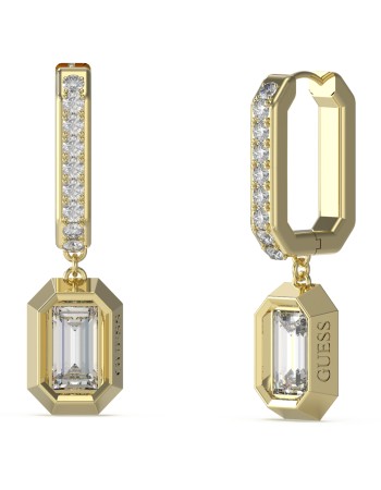 Γυναικεία σκουλαρίκια GUESS Steel Gold Hashtag Guess - JUBE04252JWYGT-U