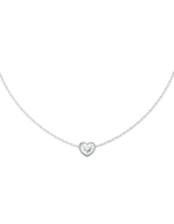 Γυναικείο κολιέ GUESS Steel Till Morning Heart - JUBN05549JWRHT-U