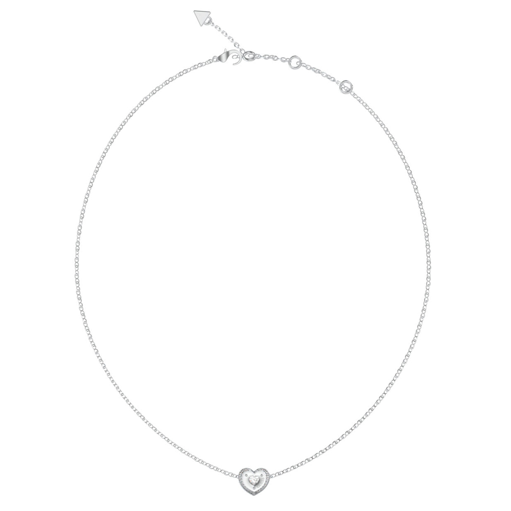 Γυναικείο κολιέ GUESS Steel Till Morning Heart - JUBN05549JWRHT-U