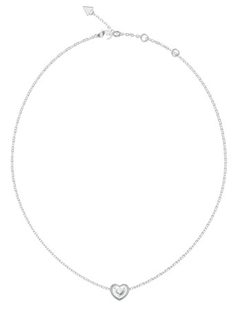 Γυναικείο κολιέ GUESS Steel Till Morning Heart - JUBN05549JWRHT-U
