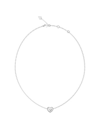 Γυναικείο κολιέ GUESS Steel Till Morning Heart - JUBN05549JWRHT-U