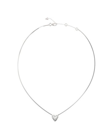 Γυναικείο κολιέ GUESS Steel Beloved, με καρδιά - JUBN06016JWRHT-U