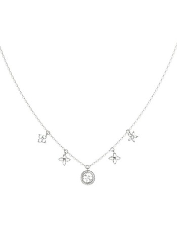 Γυναικείο κολιέ GUESS Steel Secret Garden Flower - JUBN06032JWRHT-U