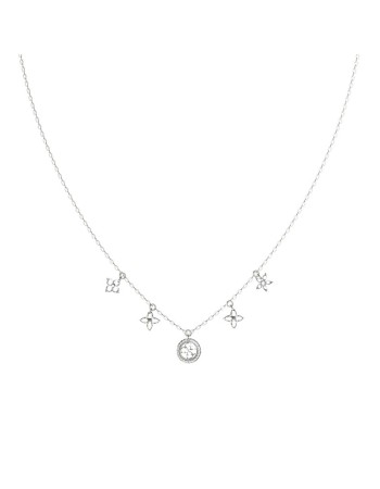 Γυναικείο κολιέ GUESS Steel Secret Garden Flower - JUBN06032JWRHT-U