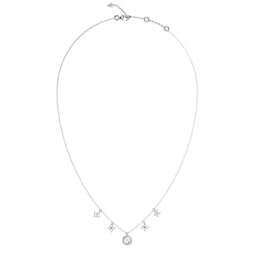 Γυναικείο κολιέ GUESS Steel Secret Garden Flower - JUBN06032JWRHT-U