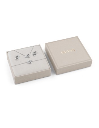 Γυναικείο Κουτάκι GUESS Steel Beloved, βραχιόλι, κολιέ και σκουλαρίκια - JUBS06002JWRHS