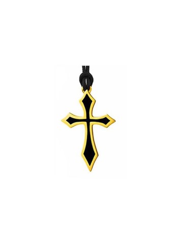 Μενταγιόν Honor Fight For Honor Collection Black Cross από Ορείχαλκο - P77