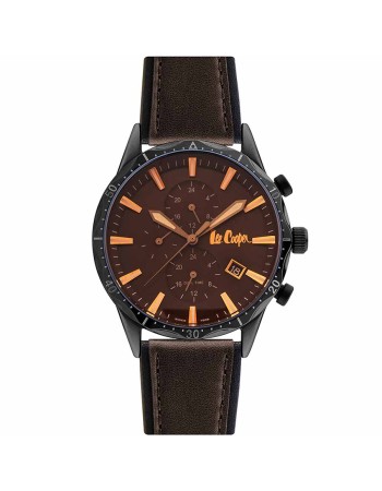 Ρολόι LEE COOPER Multifunction Brown Leather Strap - LC06957.044