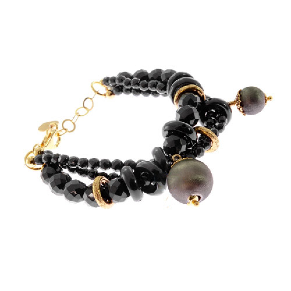 Βραχιόλι Επίχρυσο Τριπλό Loisir Aπό Ασήμι - 02L05-00402