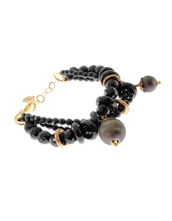 Βραχιόλι Επίχρυσο Τριπλό Loisir Aπό Ασήμι - 02L05-00402