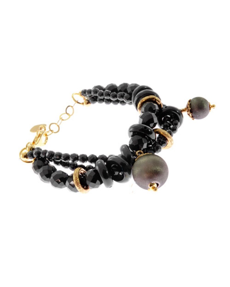 Βραχιόλι Επίχρυσο Τριπλό Loisir Aπό Ασήμι - 02L05-00402