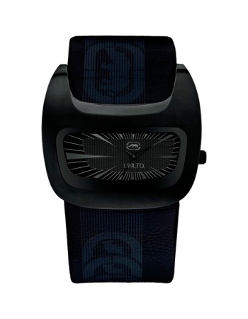 Ρολόι Marc Ecko Black Rubber Strap - E16077E2
