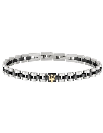 Ανδρικό Βραχιόλι MASERATI Iconic Τρίαινα Stainless Steel - JM320AST08