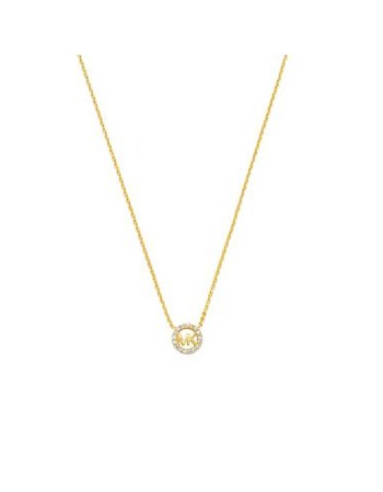 Κολιέ Michael Kors Gold Plared Logo