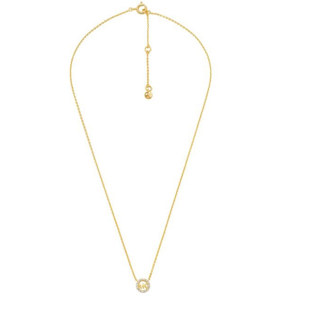 Κολιέ Michael Kors Gold Plared Logo - MKC1726CZ710