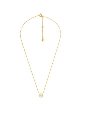 Κολιέ Michael Kors Gold Plared Logo