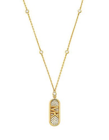 Κολιέ Michael Kors Gold Plared Tone Sterling - MKC1729CZ710