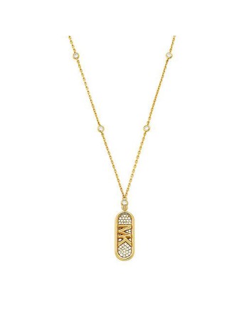 Κολιέ Michael Kors Gold Plared Tone Sterling