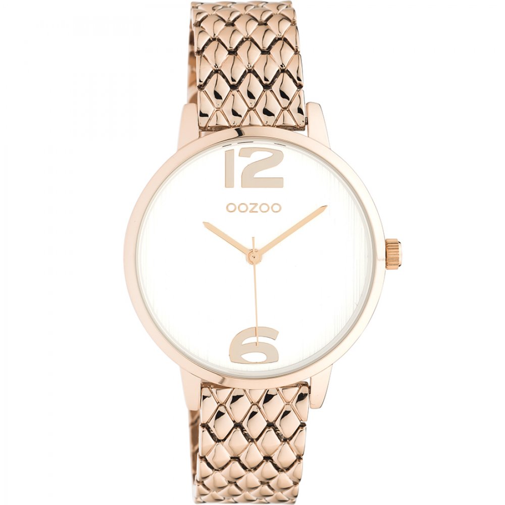 Ρολόι OOZOO Ladies Timepieces 38mm Rose Gold Stainless Steel Bracelet - C10923
