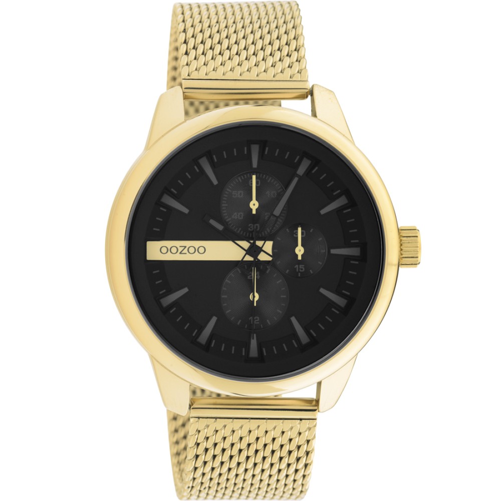 Ρολόι OOZOO Timepieces Gold Stainless Steel Bracelet C11017 - C11017