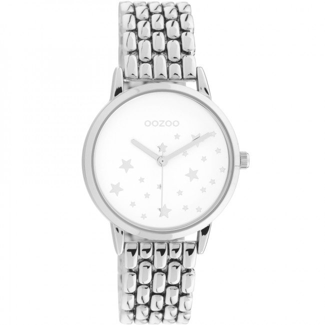 Ρολόι OOZOO Ladies Timepieces 38mm Silver Stainless Steel Bracelet C11025 - C11025