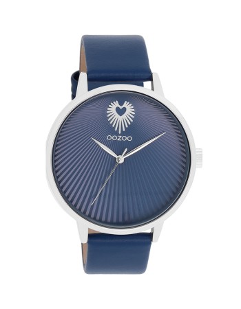 Ρολόι OOZOO Timepieces Blue Leather Strap C11243 - C11243