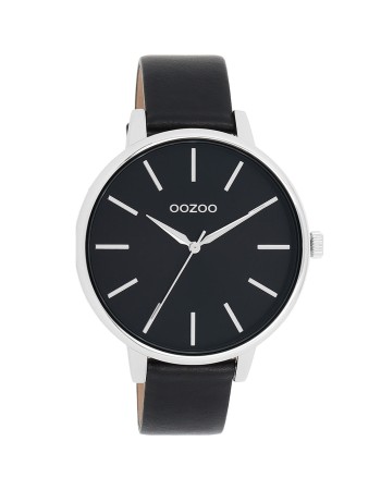 Ρολόι OOZOO Timepieces Black Leather Strap C11293 - C11293