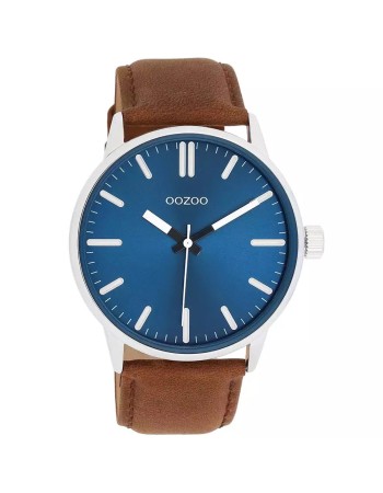 Ρολόι OOZOO Vintage Brown Leather Strap - C11400
