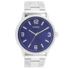 Ρολόι OOZOO Timepieces 45mm Blue Dial Silver Stainless Steel Bracelet - C11503