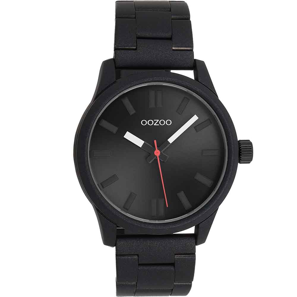 Ρολόι OOZOO Timepieces 40mm Black Stainless Steel Bracelet - C11619