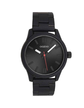 Ρολόι OOZOO Timepieces 40mm Black Stainless Steel Bracelet - C11619