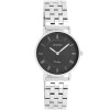 Ρολόι OOZOO Ladies Black Dial Silver Bracelet - C20373