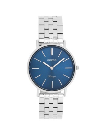 Ρολόι OOZOO Timepieces 32mm Blue Dial Silver Steel Bracelet - C20406