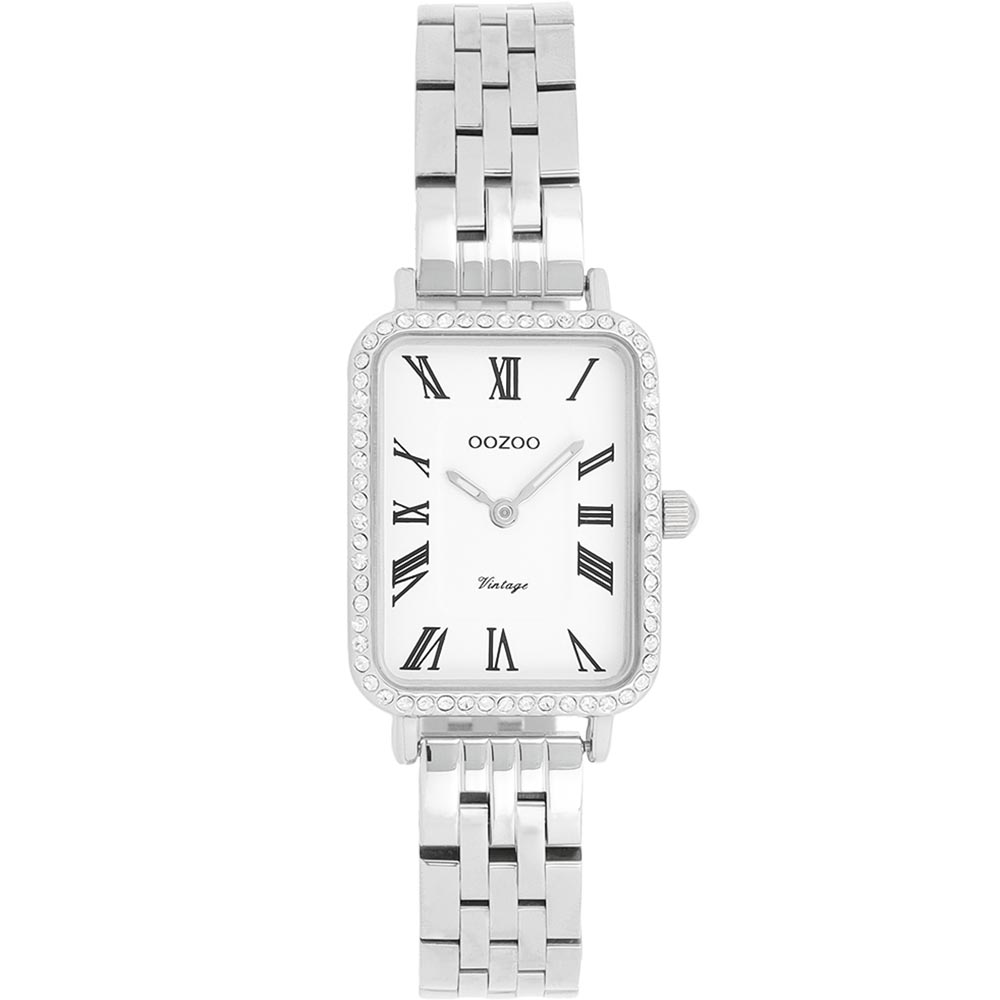 Ρολόι OOZOO Vintage Square Silver Bracelet - C20413