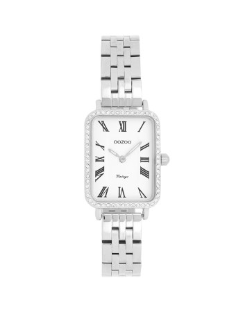 Ρολόι OOZOO Vintage Square Silver Bracelet - C20413