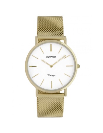 Ρολόι OOZOO Timepieces Vintage Silver Metal Bracelet - C9910