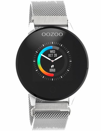 Ρολόι OOZOO Unisex Smartwatch Silver Stainless Steel Bracelet - Q00116