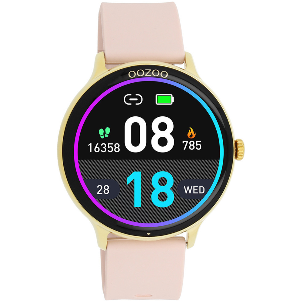 Ρολόι OOZOO Unisex Smartwatch Nude Rubber Strap - Q00131