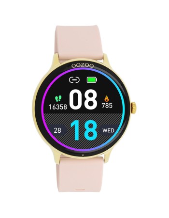 Ρολόι OOZOO Unisex Smartwatch Nude Rubber Strap - Q00131