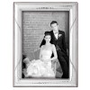 Κορνίζα Ασημένια Φωτογραφίας Γάμου 13x18 - MA-412W-B