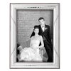 Κορνίζα Ασημένια Φωτογραφίας Γάμου 9x13 - MA-412W-D