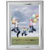 Κορνίζα Ασημένια Φωτογραφίας Γάμου 18x24 - MA-413-WA