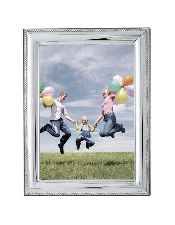 Κορνίζα Ασημένια Φωτογραφίας Γάμου 13x18 - MA-413-WB