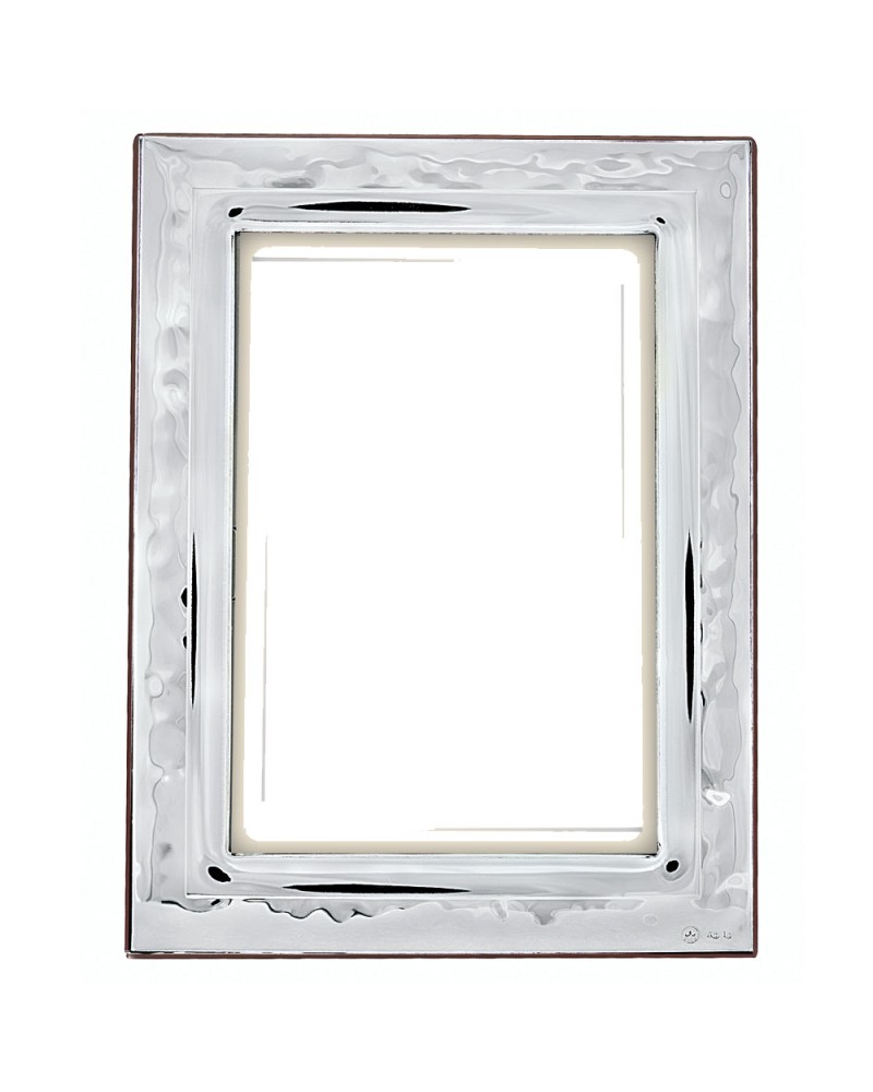 Κορνίζα Ασημένια Φωτογραφίας Γάμου 13x18 - MA-415W-B